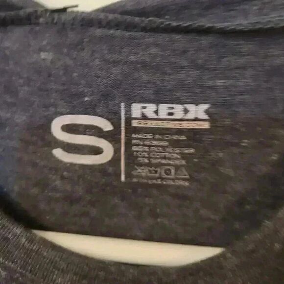 𝅺RBX Men's Charcoal Heather Gray Long Sleeve T-Shirt, NEW NWT - Picture 7 of 9